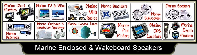 Marine Enclosed Wakeboard Speakers